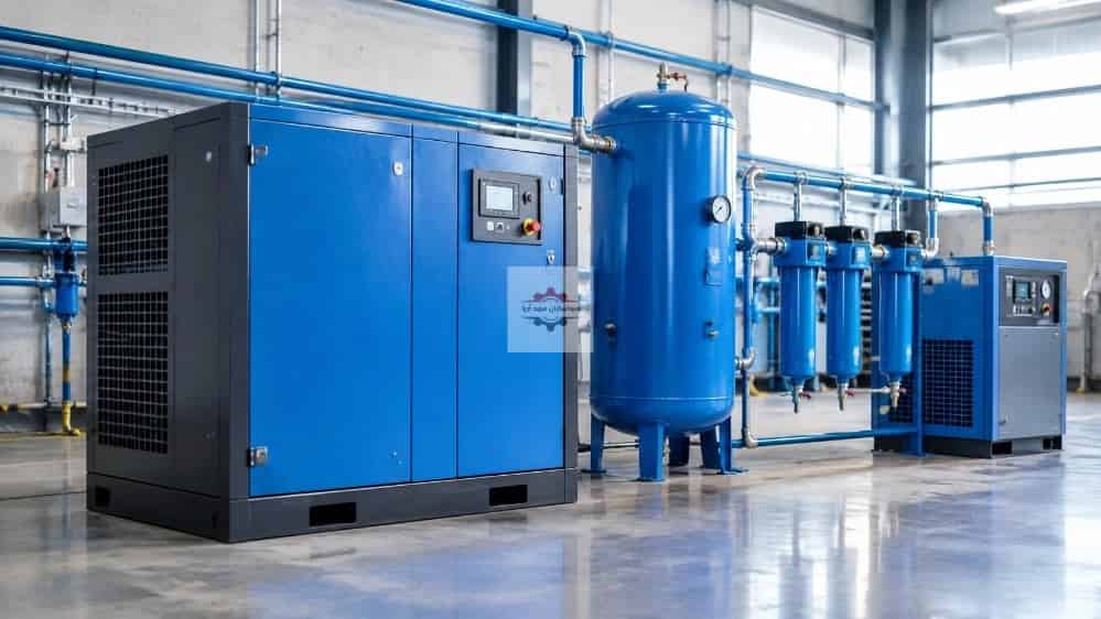 کمپرسور اسکرو ۳۰ کیلووات چیست؟ مشخصات، کاربرد و راهنمای انتخاب